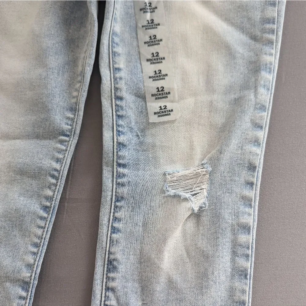 Girls Old Navy Rockstar Jeans Light Wash NWT